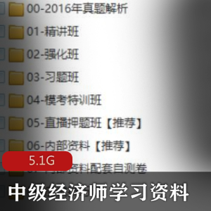 （中级经济师学习资料）课程分享
